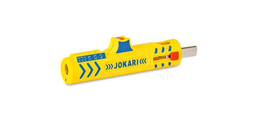 Outil à dégainer et dénuder JOKARI SECURA n°15 – Pour câbles ronds Ø 8 à 13 mm