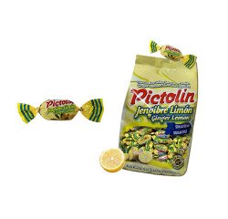 Caramelos Picolin Jengibre Limón Sin Azúcar - Bolsa 1 Kg
