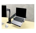 Bandeja universal de portátiles para brazos de monitor