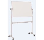 Pizarra volteable movil Ayda blanca melaminada 1065X750