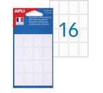 Etiquette multi-usage, 16 x 22 mm, blanc