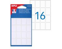 Etiquette multi-usage, 16 x 22 mm, blanc