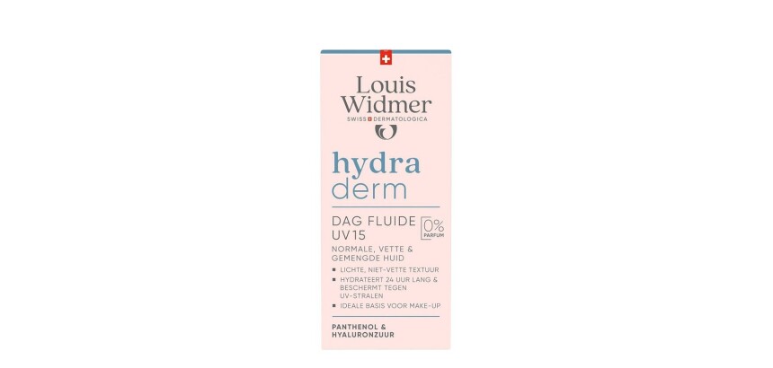 Widmer hydraderm Dag Fluide UV 15 50 ml zonder parfum
