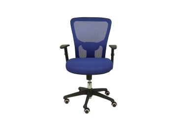 Silla Pozuelo respaldo malla negro asiento bali