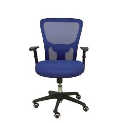 Silla Pozuelo respaldo malla negro asiento bali