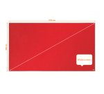 Tablero de anuncios de fieltro de formato panorámico Nobo Impression Pro de 1220x690 mm