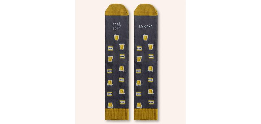 Calcetines "Papá eres la caña" talla 42-46
