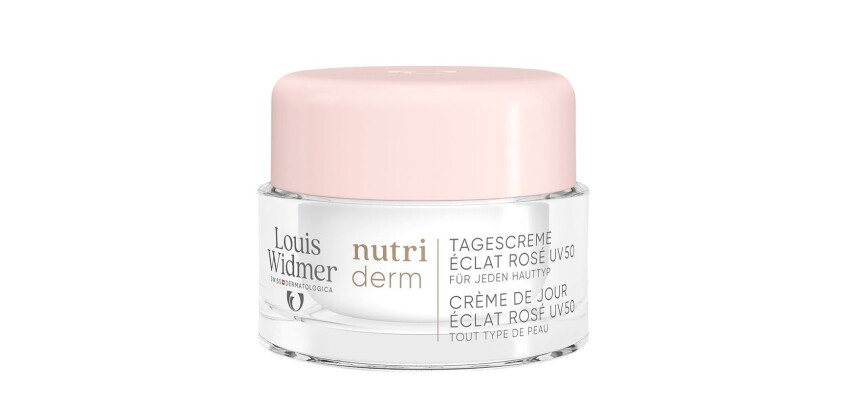 Widmer nutriderm Crème de Jour Éclat Rosé UV 50 50 ml sans parfum