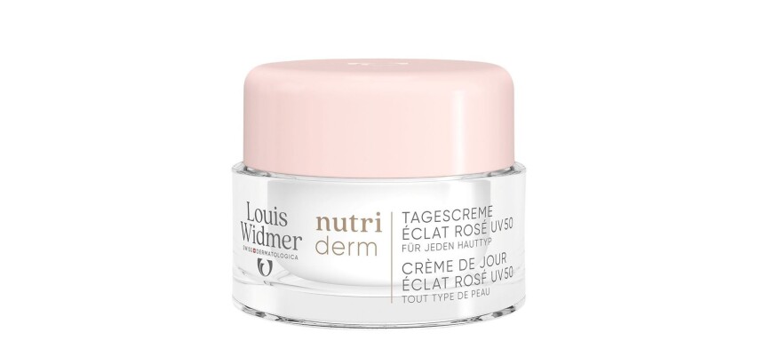 Widmer nutriderm Crème de Jour Éclat Rosé UV 50 50 ml sans parfum