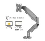 Brazo para monitor individual Eppa™ Plateado Fellowes