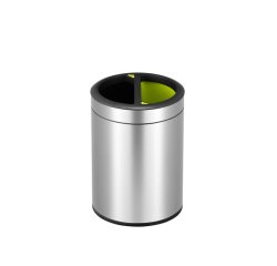 Poubelle tri sélectif Open Top ronde 2x5L