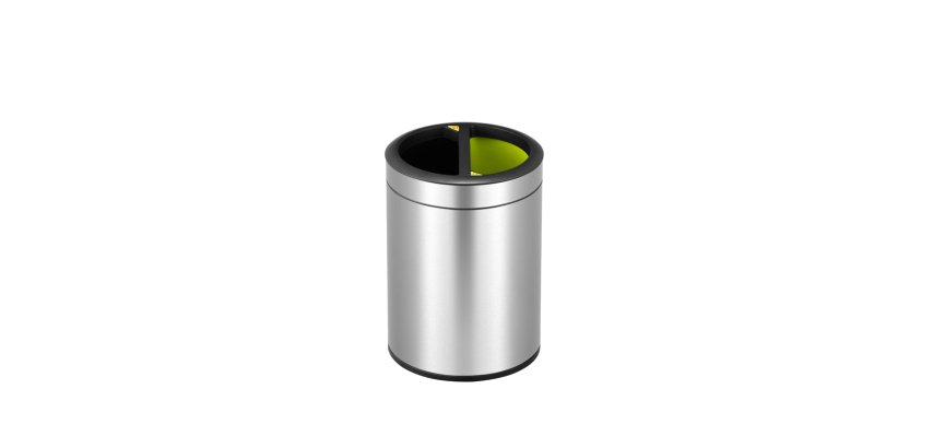 Round 2x5L Open Top Recycling Bin