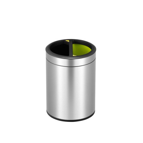 Poubelle tri sélectif Open Top ronde 2x5L