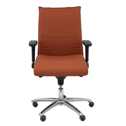 Sillón Albacete confidente tapizado - Marrón