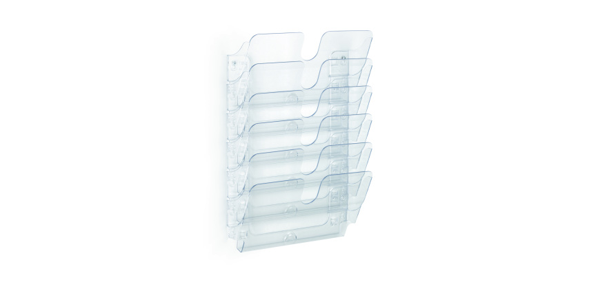 Trieur mural 6 cases Flexiplus Durable A4 paysage incolore