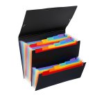 Trieur extensible plastique 18 positions Rainbow Class Viquel
