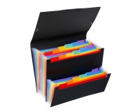 Trieur extensible plastique 18 positions Rainbow Class Viquel