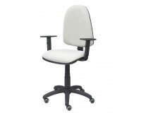 Ayna brazos regulables ruedas parquet tapizado - Gris
