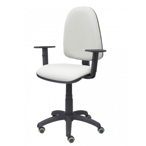Ayna brazos regulables ruedas parquet tapizado - Gris