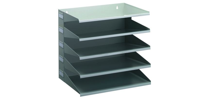 Trieur horizontal 5 compartiments DURABLE - gris