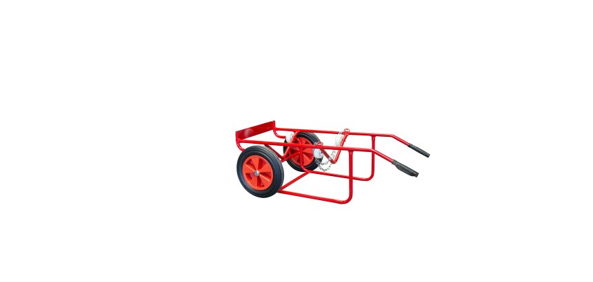 Diable-chantier à fût 220 L 750 x 500 x 1290 mm roue caoutchouc