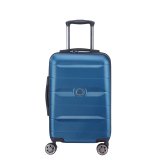 Valise cabine 55 cm 4 doubles roues Comete + bleu