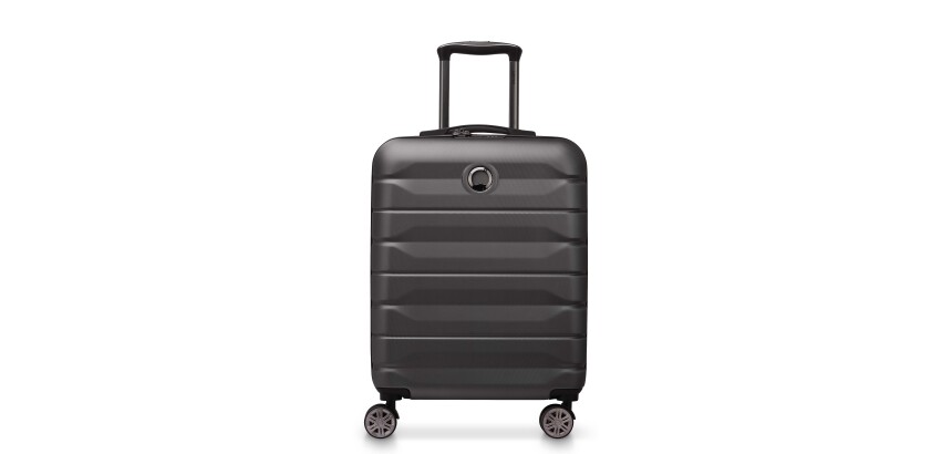 Air Armour Valise cabine Slim 4 doubles roues  55 cm noir