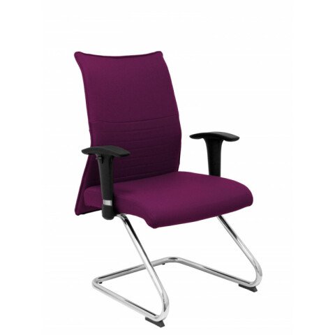 Sillón Albacete confidente patín tapizado - Violeta