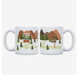 Taza "Contigo al quinto pino"