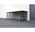 Abri ouvert 2 x 5 m Modèle bambou