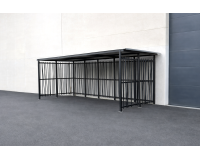 Abri ouvert 2 x 5 m Modèle bambou