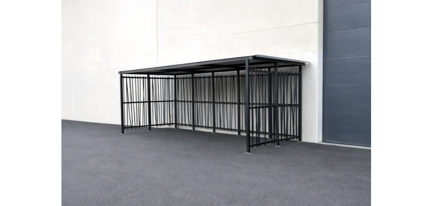 Abri ouvert 2 x 5 m Modèle bambou