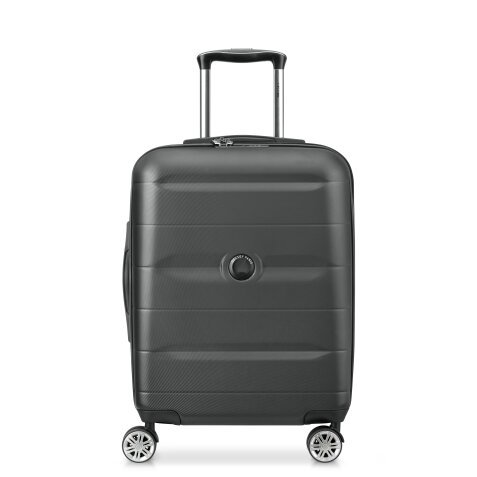 Maleta Delsey Comete + Trolley Cabina Slim 55 cm 4 Ruedas dobles Negro