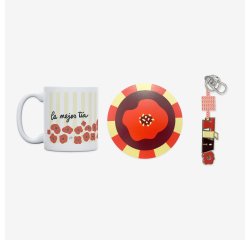 Kit Taza + Posavasos + Llavero "Tía"
