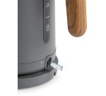 DOMO Bouilloire 'Wood You' - 1,7 L - gris mat