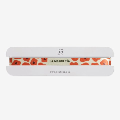 Pulsera de tela "La mejor tía"
