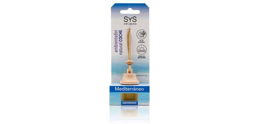 Ambientador Coche Mediterráneo 7 ml Style SYS