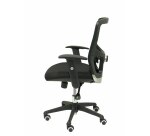 Silla Pozuelo respaldo malla negro asiento bali