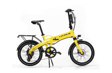 Bicicleta Eléctrica Ibiza Rainbow Yellow Stone 10,4 AH - Amarillo