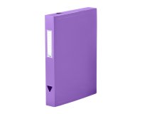 Boîte de classement plastique Viquel Class Doc - Essentiel Recycle - dos 4 cm - violet