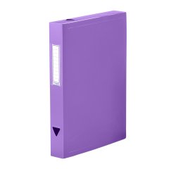 Boîte de classement plastique Viquel Class Doc - Essentiel Recycle - dos 4 cm - violet
