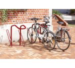 Range 2 vélos pour antivol U : roue avant et cadre