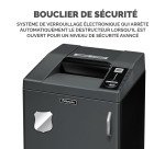 Destructeur de bureau sécurité avancée FELLOWES 3250HS