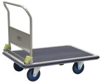 Prestar® Chariot pliable plateau tôle antidérapant sans frein 500 kg 1240 x 790 mm