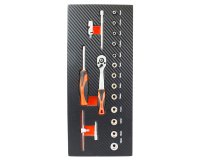 Module  douilles 1/4" et accessoires  pour servantes d'atelier