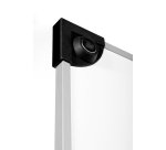 Tableau triptyque scolaire émaillé blanc