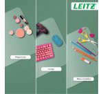 Alfombrilla de escritorio transparente grande Leitz