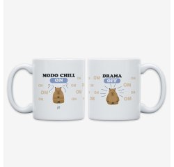 Taza "Modo chill on, dramas off"