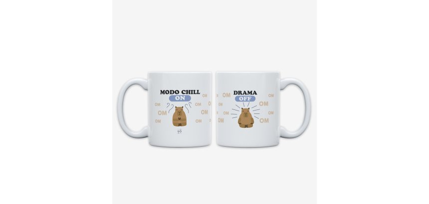Taza "Modo chill on, dramas off"