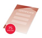 Paquete de 100 fundas de plastificación térmica GBC A4, 2 x 75 micras, mate
